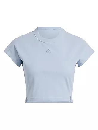 ADIDAS | Damen T-Shirt Lounge Ribbed Crop | 