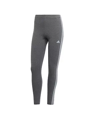 ADIDAS | Damen Tight Essentials 3-Streifen High Waist | grau