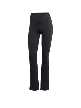 ADIDAS | Damen Yogahose Flared | schwarz