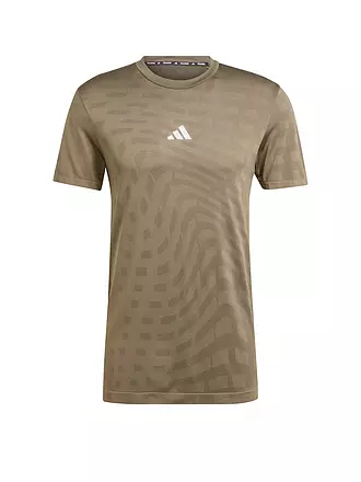 ADIDAS | Herren Fitnessshirt Gym+Seamless | olive