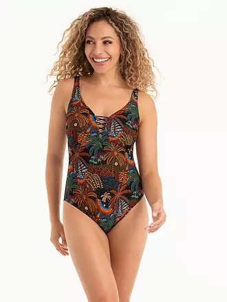 ANITA | Damen Badeanzug RF-Tropical Nights | braun