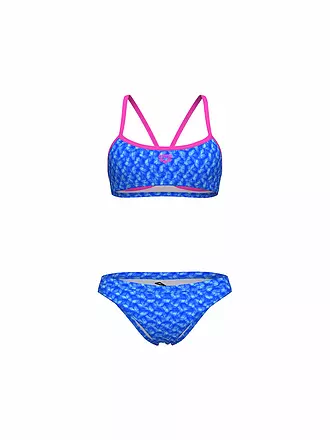 ARENA | Damen Bikini Monogram | blau