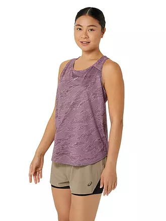 ASICS | Damen Lauftank Road All Over Print | rosa