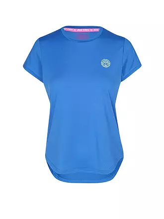 BIDI BADU | Damen Tennisshirt Crew Tee | blau