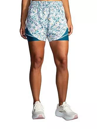 BROOKS | Damen 2in1 Laufshort Chaser Print 5