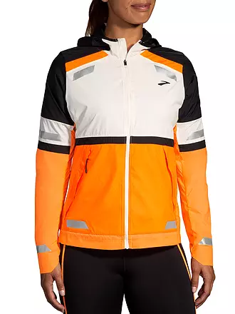 BROOKS | Damen Laufjacke Run Visible 2.0 | orange