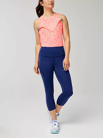 BROOKS | Damen Lauftight Spark Capri | dunkelblau