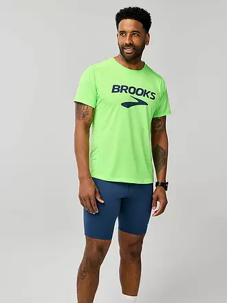 BROOKS | Herren Fitnessshirt Distance | gelb