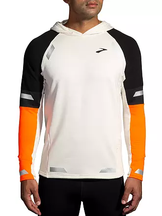 BROOKS | Herren Laufhoodie Run Visible Thermal 2.0 | orange