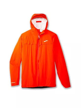 BROOKS | Herren Laufjacke High Point Waterproof | rot