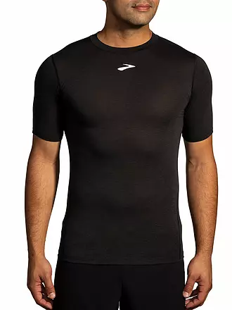 BROOKS | Herren Laufshirt High Point SS | schwarz