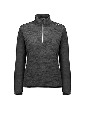 CMP | Damen Unterzieh Zipshirt Fleece | schwarz