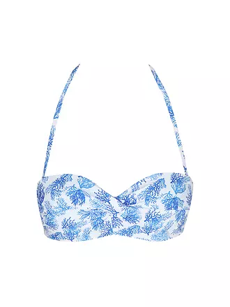 DARLING HARBOUR | Damen Bikinioberteil Twisted | blau