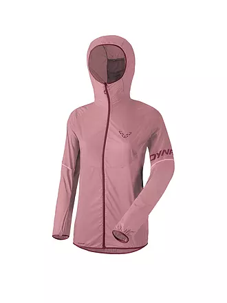 DYNAFIT | Damen Windjacke Vert Wind Hoodie | rosa