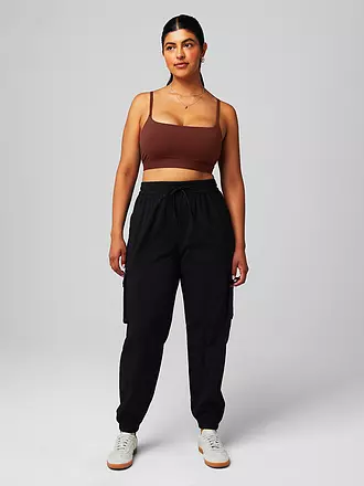 FABLETICS | Damen Jogginghose Ripstop Cargo | schwarz