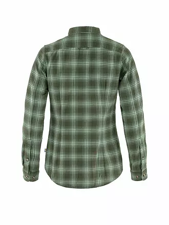 FJÄLLRÄVEN | Damen Wanderbluse Oevik Flannel | olive