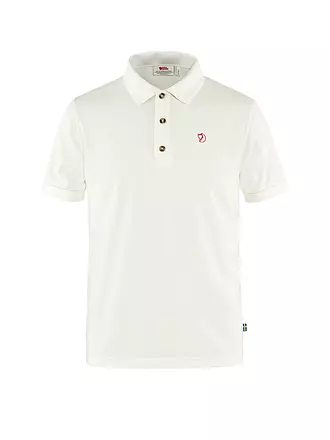 FJÄLLRÄVEN | Herren Funktionspolo Crowley Pique | weiss