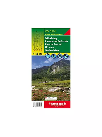 FREYTAG & BERNDT | Wanderkarte WK 201 Schladminger Tauern - Radstadt - Dachstein, 1:50.000 | keine Farbe