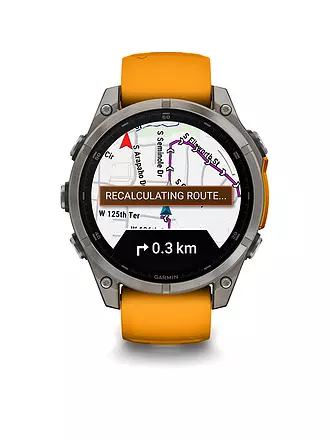 GARMIN |  GPS-Multisport-Smartwatch Fenix 8 Amoled Sapphire  47mm | grau