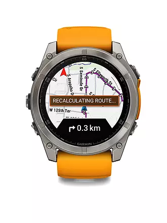 GARMIN |  GPS-Multisport-Smartwatch Fenix 8 Amoled Sapphire  51mm | grau