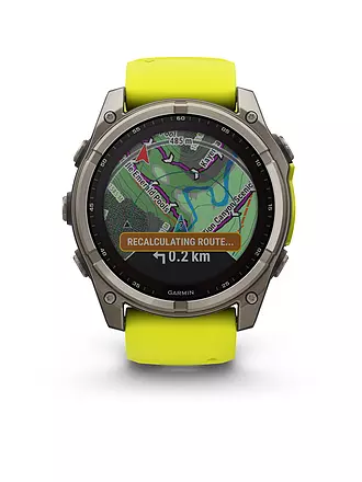 GARMIN |  GPS-Multisport-Smartwatch Fenix 8 Solar Sapphire  51mm | orange