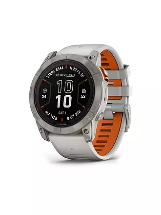 GARMIN | GPS-Multisport-Smartwatch Fenix 7X Pro Sapphire Solar | silber