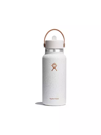 HYDRO FLASK | Trinkflasche Wide Flex Straw Neutral Speckle | weiss