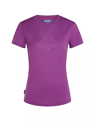 ICEBREAKER | Damen Funktionsshirt Fusion 125 Cool | lila