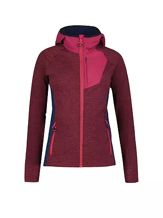 ICEPEAK | Damen Fleecejacke Donnelly Hoodie | beere