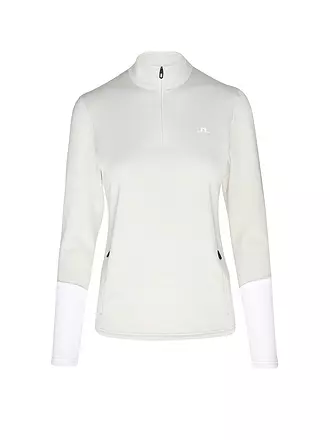 J.LINDEBERG | Damen Unterzieh Zipshirt Aerial Quarter | creme