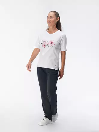 JOY | Damen T-Shirt Luzie in Love with Life | weiss