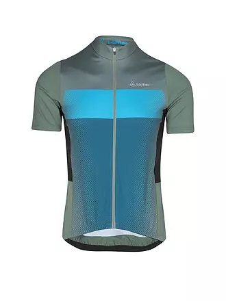 LÖFFLER | Herren Radtrikot Grady Mid FZ | blau