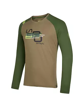 LA SPORTIVA | Herren Klettershirt Stripe Cube | dunkelgrün