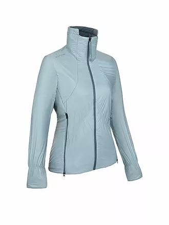 LAMUNT | Damen Fleecejacke Samule II Cashmere Hoodie | hellblau