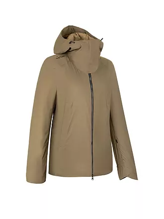 LAMUNT | Damen Tourenjacke Tiziana 2L WP Reomca Hoodie | hellbraun