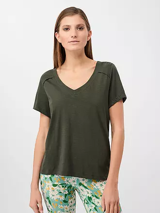 MANDALA | Damen Yogashirt The New V-Neck | olive