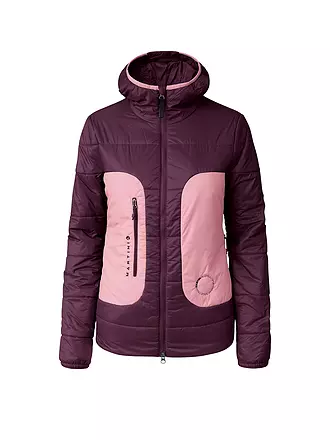 MARTINI | Damen Touren Isojacke Argon G-LOFT® Hoodie | beere