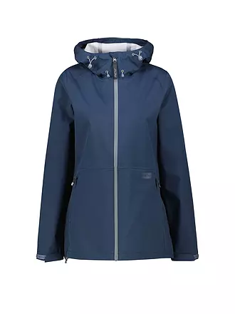 MERU | Damen Wanderjacke Amarante 3L Hoodie | dunkelblau