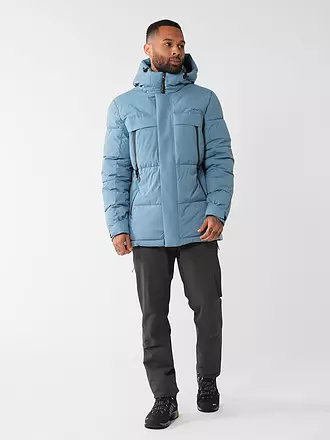 MERU | Herren Wanderjacke Varberg Hoodie | hellblau