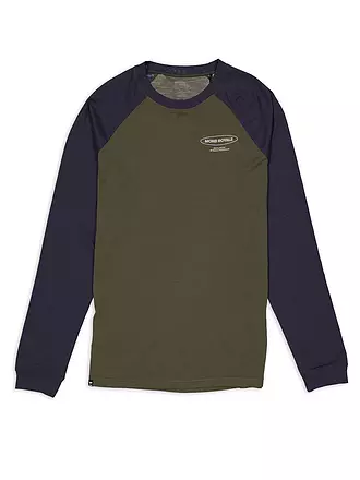 MONS ROYALE | Herren Funktionsshirt Icon Raglan | olive