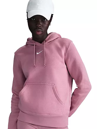 NIKE | Damen Fitnesshoodie Sportswear Phoenix Fleece | rosa