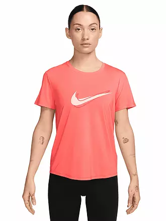 NIKE | Damen Laufshirt One Swoosh | rosa