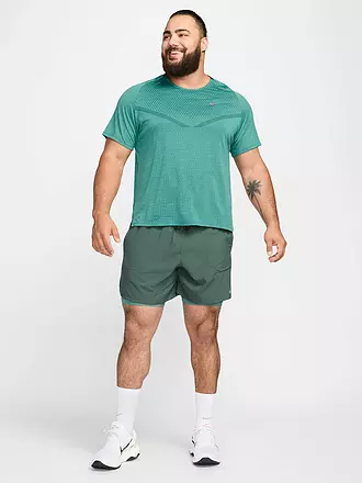 NIKE | Herren Laufshirt Dri-FIT ADV TechKnit Ultra | dunkelgrün