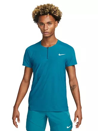 NIKE | Herren Tennisshirt NikeCourt Dri-FIT ADV Slam | petrol