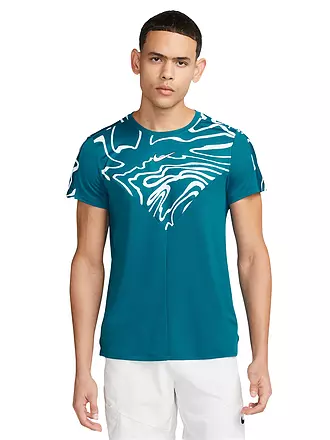 NIKE | Herren Tennisshirt NikeCourt Dri-FIT Slam | petrol