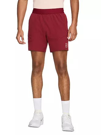 NIKE | Herren Tennisshort Advantage | dunkelrot