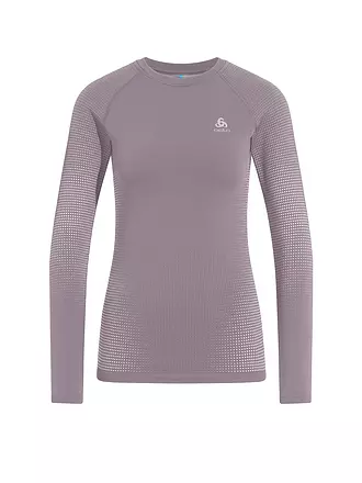 ODLO | Damen Funktionsshirt WARM ECO Baselayer | grau