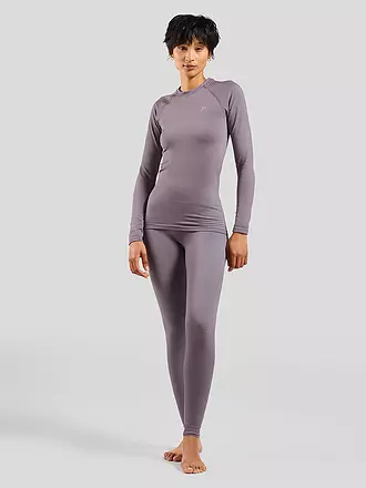 ODLO | Damen Funktionsshirt WARM ECO Baselayer | grau