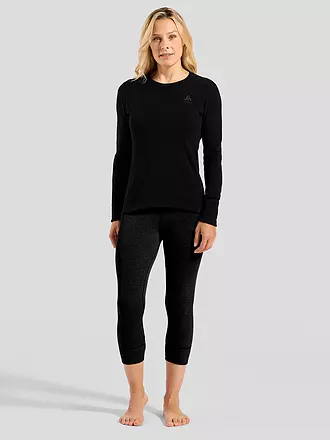 ODLO | Damen Unterzieh Funktionsshirt Natural Merino 260 | schwarz