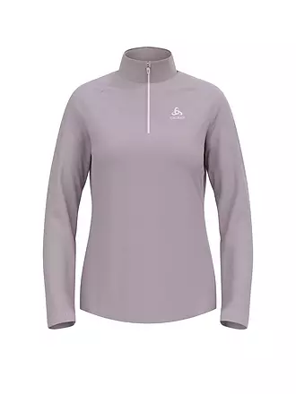 ODLO | Damen Unterzieh Zipshirt Besso Mid Layer | grau